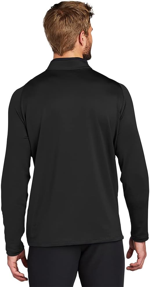 NEW Nike Golf Dri-FIT Stretch 1/2-Zip Cover-Up. 779795. (X-Large, Black/Dark Grey)