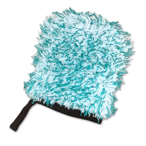 Fogcosy Plush Microfibre Wheel Mitt - Microfiber Wheel Cleaner for Car Detailing and Rims, Easily Releases Contaminates Upon Rinsing, Holds Tons of Sudsy Water for Effective Washing