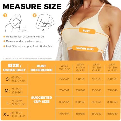 Image of PALAY Women's Low Back Seamless Bras Backless Multiway Convertible Adjustable Strap Halter Lifting Bra Spaghetti Strap Wire-Free with Padded Removeable(Not Include Straps)