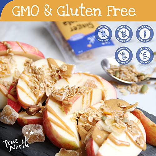 Image of True North Granola - Ginger Lemon Granola with Pineapple and Almonds, Gluten Free, Vegan, All Natural and Non-GMO, Bulk Bag 3 lb. | Pineapple And Almonds, Gluten Free, Vegan, All Natural, Non-gmo, Protein Snack, Real Ingredients, Great For On-the-go Snackin