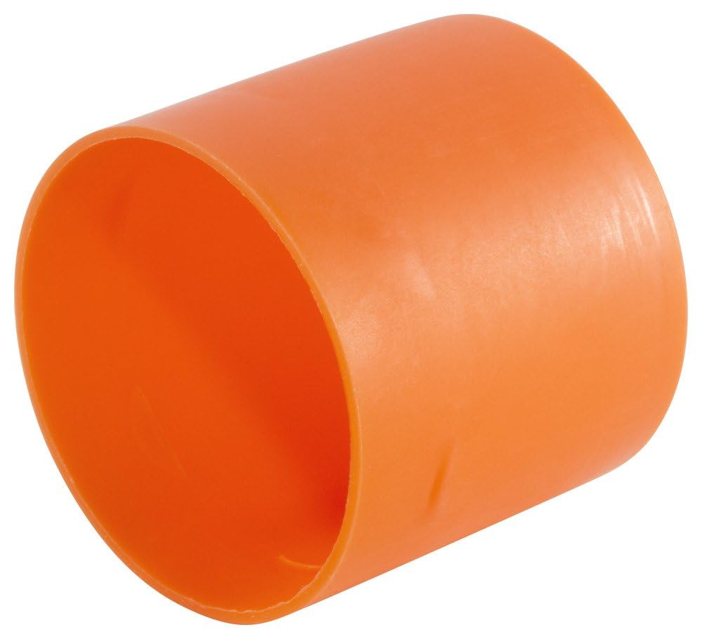 Caplugs Q15571AH1 Lot de 40 capuchons de tuyau en plastique standard américain 12 fils PCAS-1557, PE-LD, vers bouchon 3 cm Orange