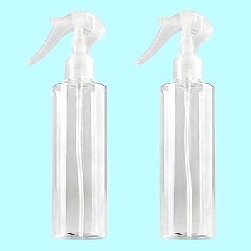 APX Empty Mist Trigger Plastic Spray Bottle Multipurpose Mist Spray Bottle 200ml (Pack of 2)