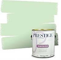 Vista 81 de PRESTIGE Pintura exterior e imprimación en uno, aloe, plano, 1 galón
