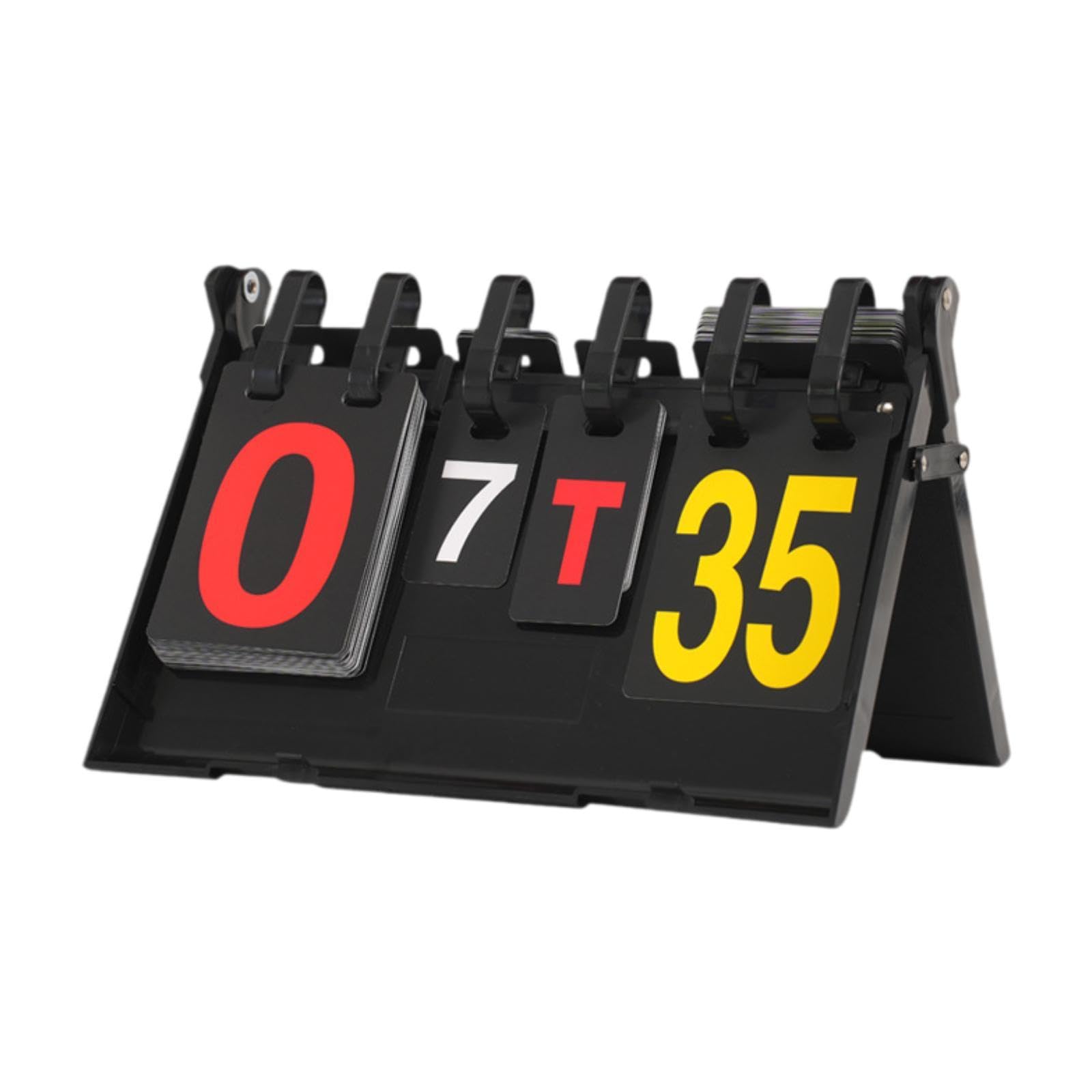 Vaveren Table Scoreboard Tennis Scoreboard Score Keeper Player Professional Scorekeeper Sports Scoreboard for Outdoor Sports Football