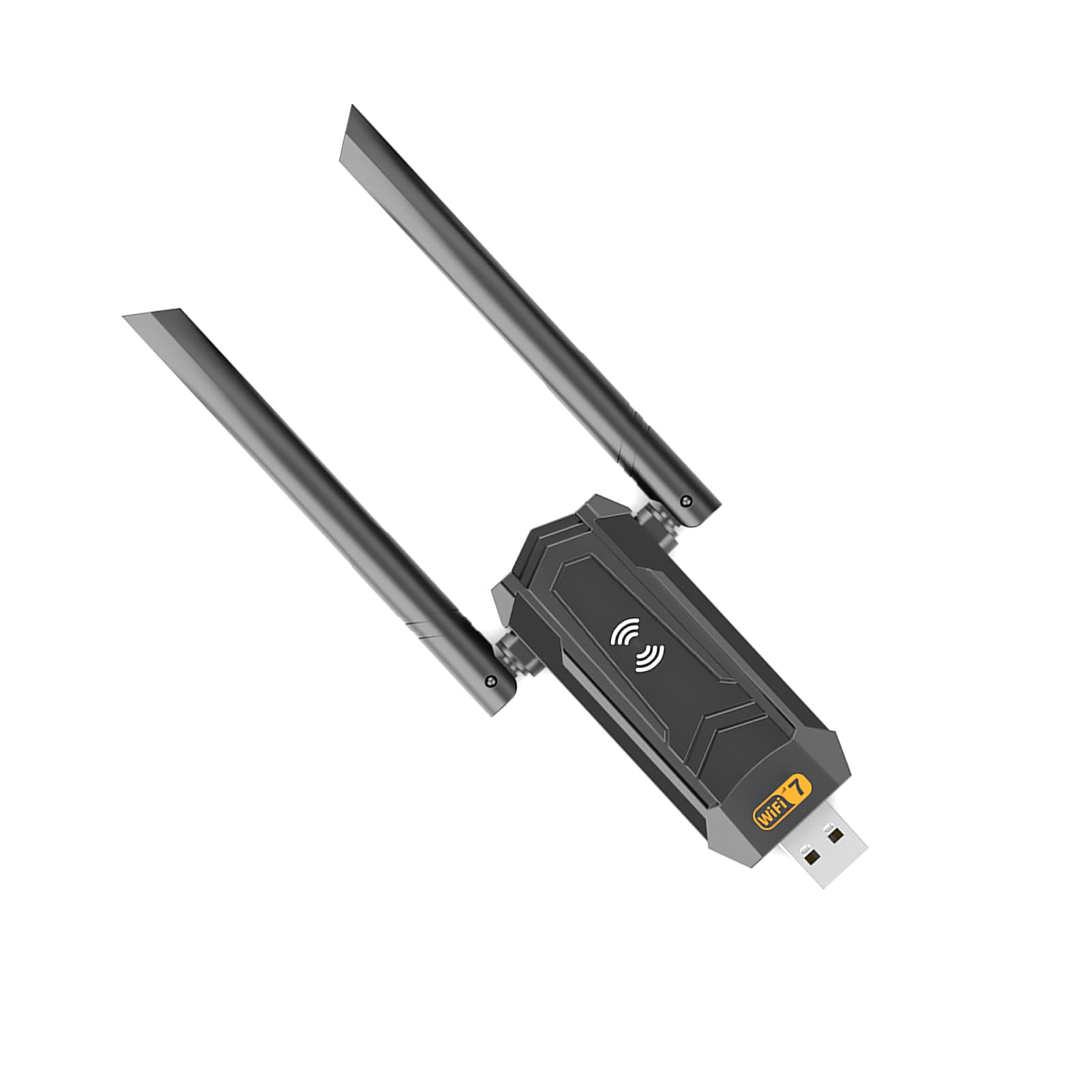 Adattatore USB 3.0 USB WiFi per PC Laptop Desktop 2.4G/5G/6G ad alta velocità 6500Mbps USB WiFi7 adattatore Tri-band
