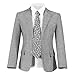 Retro Tweed Blazer for Boy Kids Herringbone Jackets Formal Suit Toddler Prom Tuxedo Classic Coat Fashion Sport Coat Gray 10