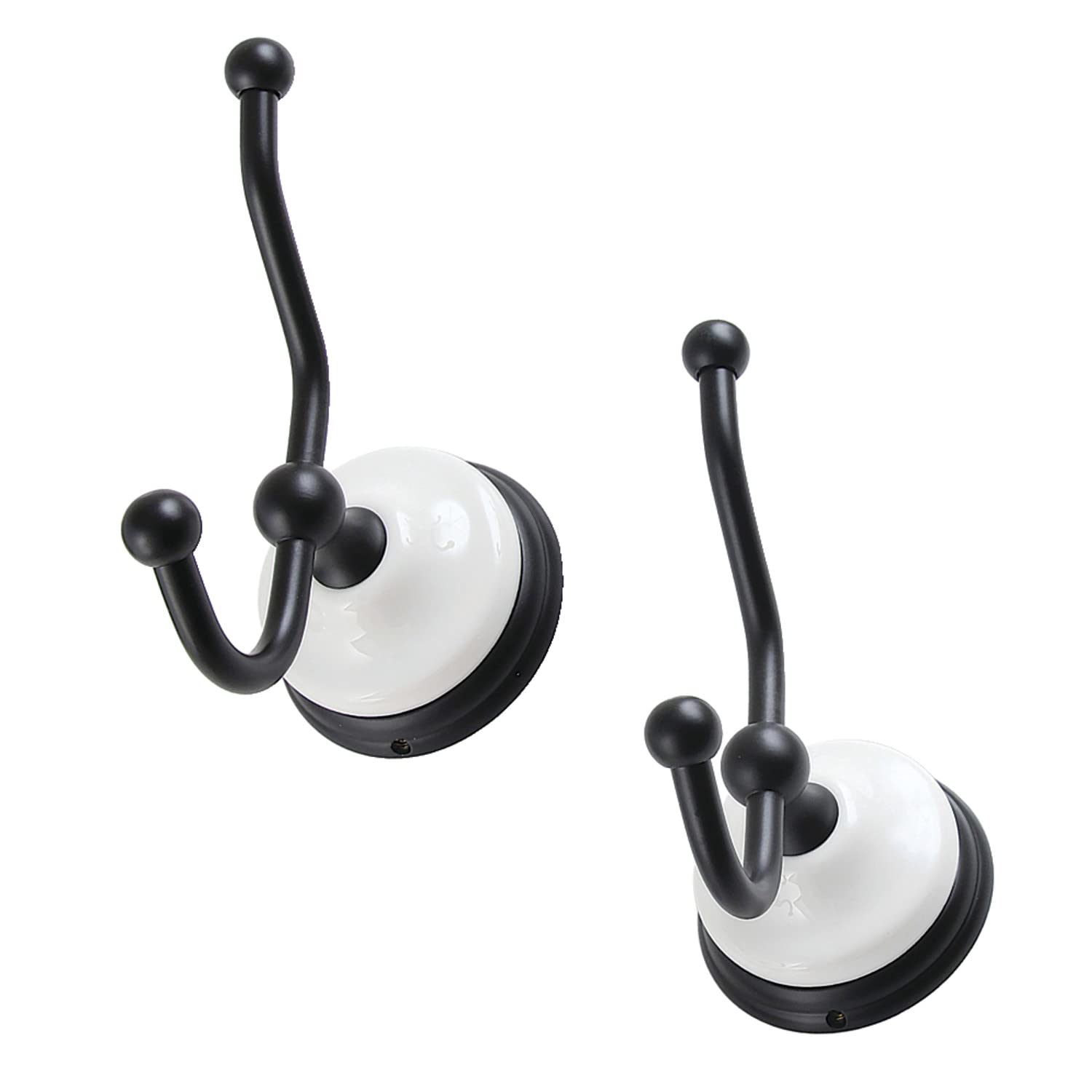 Crochets victoriens pour peignoirs Kingston Brass BAK1117MB pour sublimer la salle de bain
