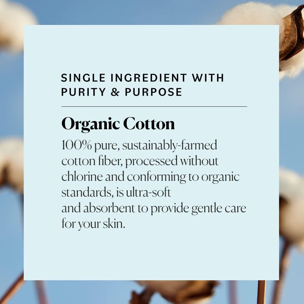 Sky Organics Organic Jumbo Cotton Balls for Sensitive Skin, 100% Pure GOTS Certified Organic for Beauty & Personal Care, 300 ct.
