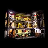 Función: la luz LED puede dar brillo a los bloques de construcción de juguetes en la oscuridad. Gran adición al disfrute de la construcción básica de Ghostbusters Headquarters