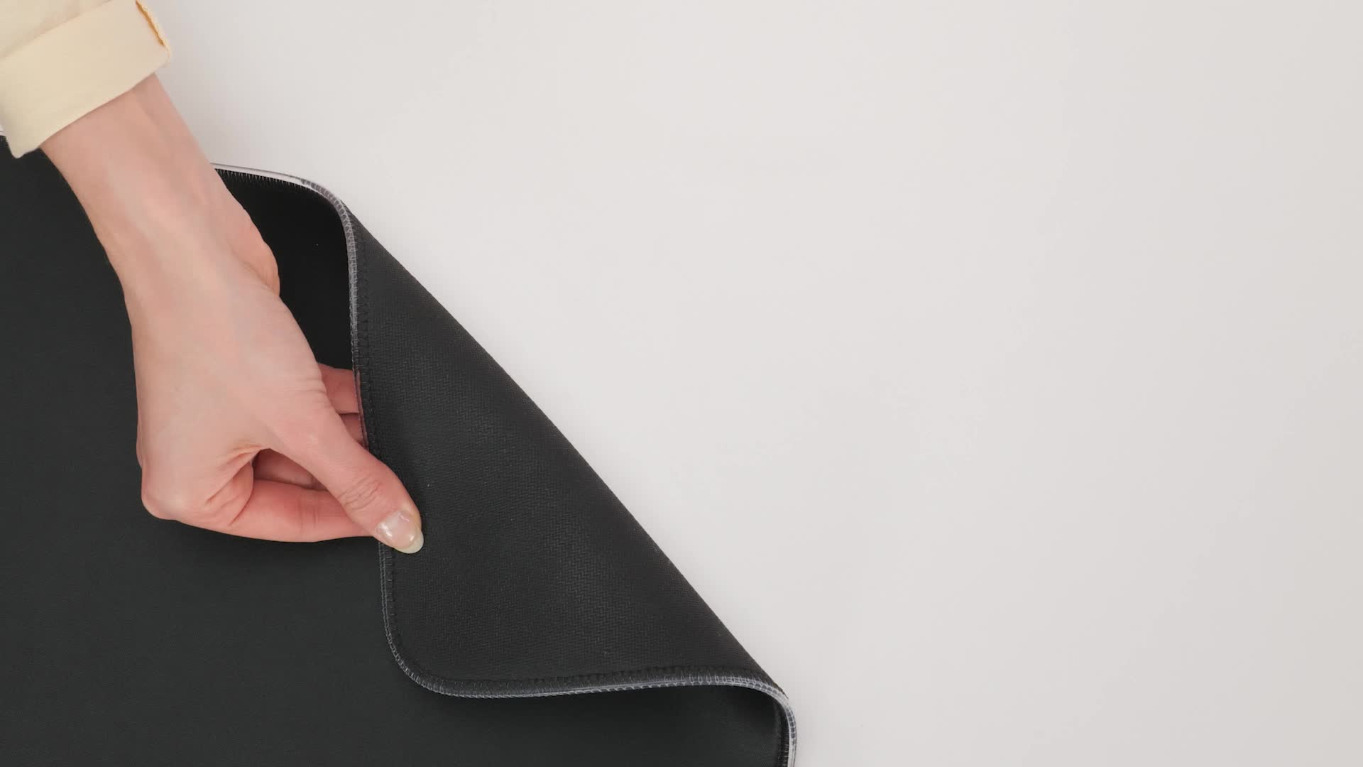 Anpollo Tappetino per mouse da gioco, XXL, 900 x 400 mm, tappetino per mouse da gioco, antiscivolo, XXL, tappetino per mouse per giochi e ufficio, Excel scorciatoie da tastiera, colore: bianco