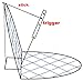 Alemon 12“ Bird, Pigeon, Quail Humane Live Trap Hunting Bird Trap, with Trap Installation Instruction