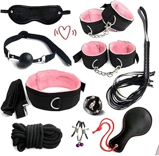 Conjunto De 10 Piezas CláSico, Elegante, Rosa Suave, Dormitorio De Nylon Fitness Juego Combinado Multifuncional Y Ajustable, Pulsera De Nylon Y Venda Para Los Ojos Para Dormir CombinacióN - D8