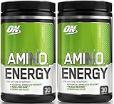 Optimum Nutrition Essential Amino Energy, Pack of Two 30 Servings (Green Apple 2 x 30 Servings)