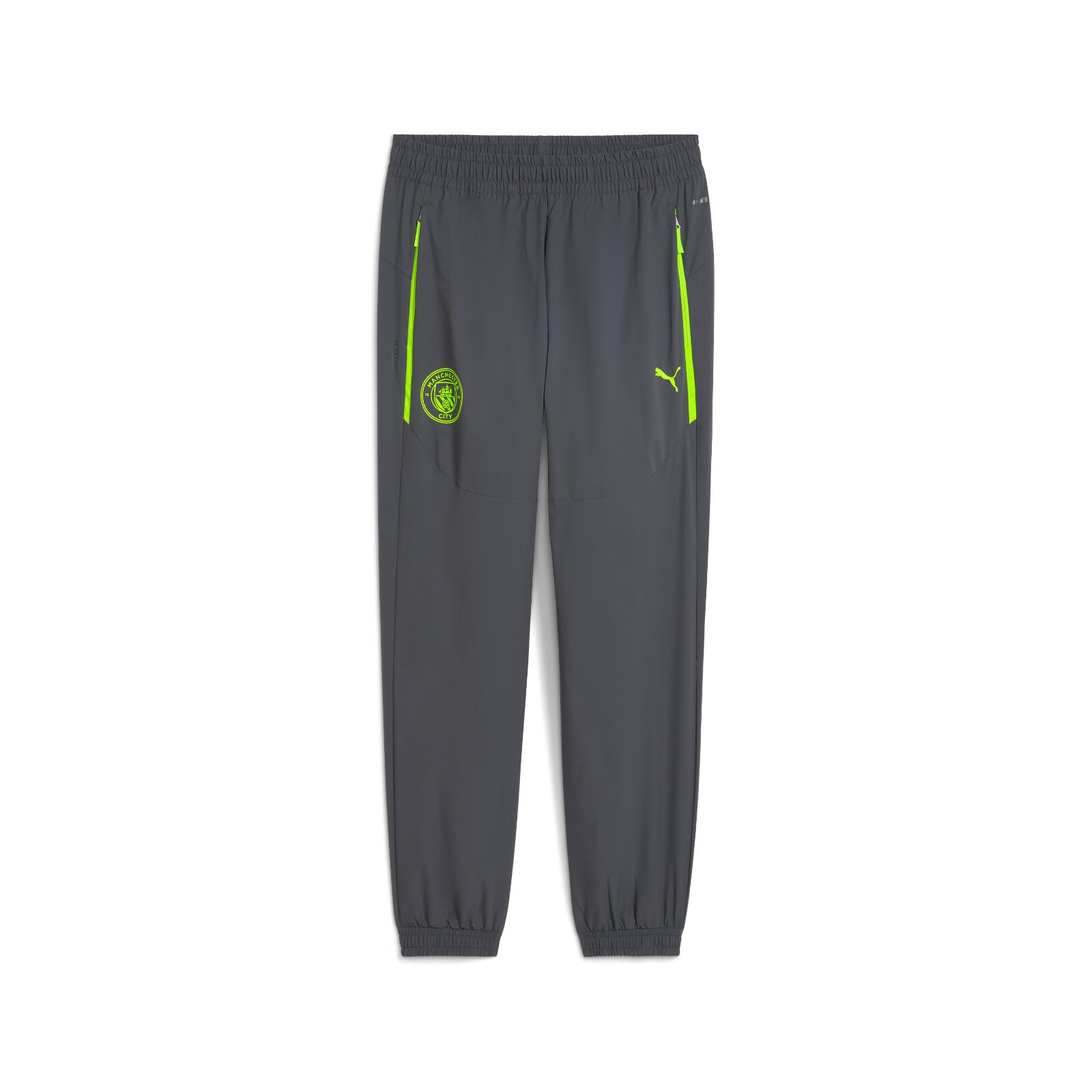 PUMA Manchester City FC Men's Pumatech Pants 25/26, Grey (Galactic Gray x Pro Green), XXL