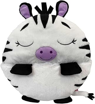 Happy Nappers 2-in-1 Pillow & Sleepy Sack Zinnia Zebra 54x20 Medium