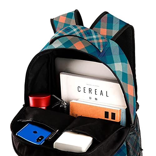 Sac à dos décontracté protégeant votre laptoptop avec style bleu multicolore