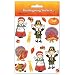 Pilgrim & Turkey Stickers   (4 Shs/Pkg)