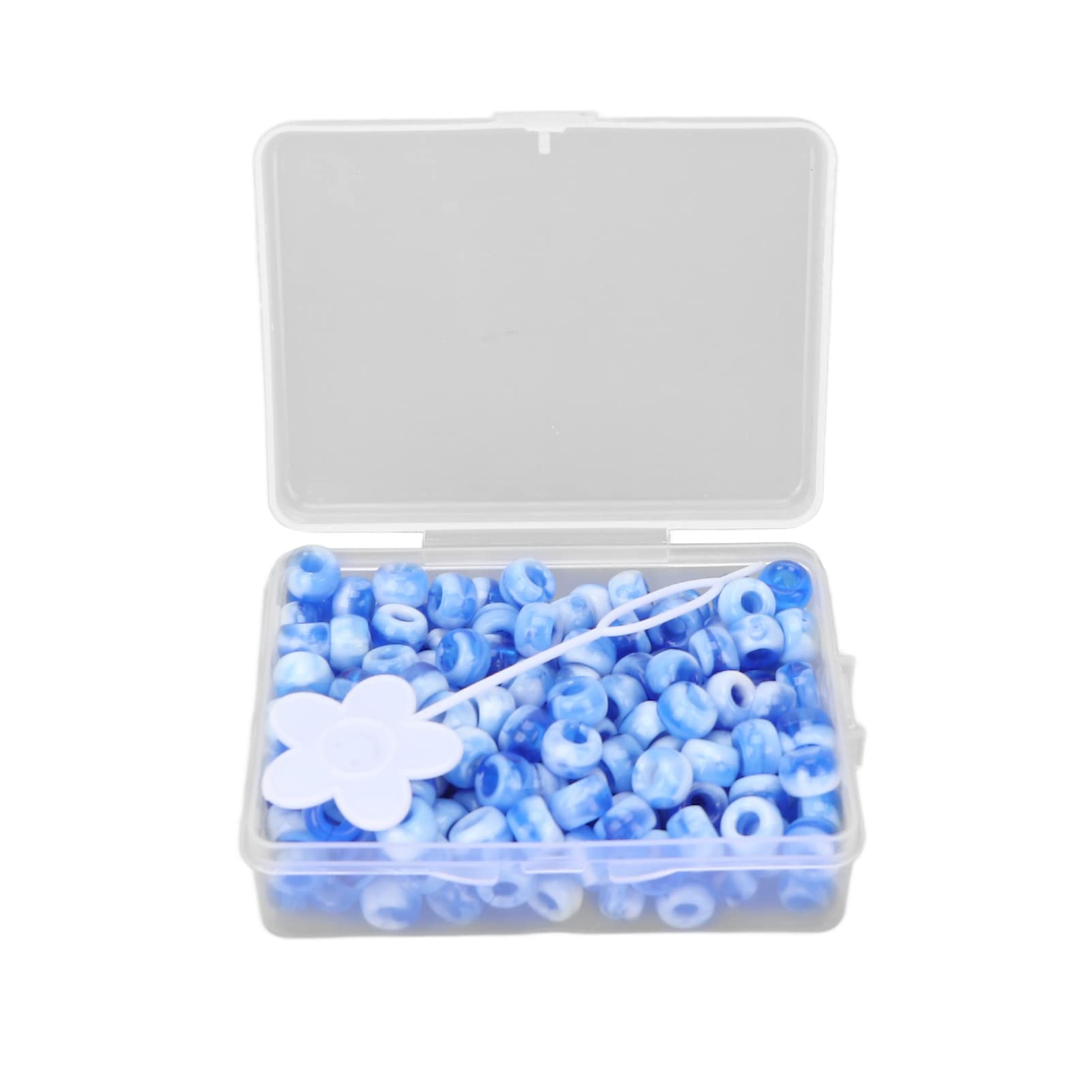 200-teiliges DIY Haarperlen-Set – Bunte Kunststoffperlen Für Haare, Armbänder & Schmuck, Inkl. Aufbewahrungsbox
