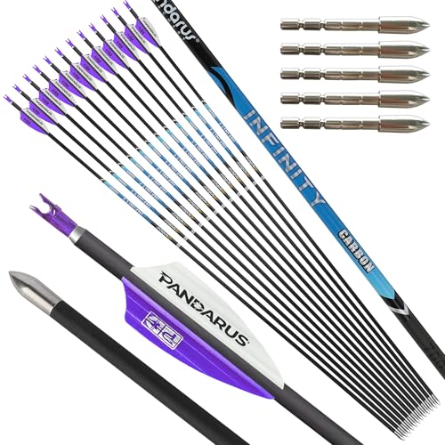 SHARROW �A�[�`�F���[���Z�p�s���A�J�[�{���A���[ �X�p�C��200-1500�̏����ȒY�f�� ID4.2mm���Z�p�J�[�{���� ���K�� ���J�[�u�{�E&�R���p�E���h�{�E�ɓK�p 12pcs (��, �X�p�C��400)