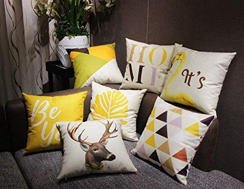 Feaiyea Rock Roll Skeleton Skull Boho Hippie Throw Cushion Cover Funny Cool Novel Throw Pillow Cover Square Decorative Throw Pillow Case Double Side Design 18" X 18" Family Indoor Sofa Car #TOP2