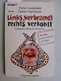  Links verbrandt und rechts verkohlt. Politische Witze und Cartoons.