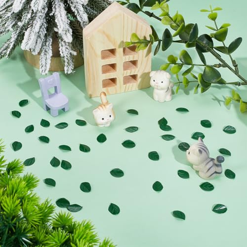 Plástico realista OLYCRAFT en 600 hojas de menta para manualidades DIY 5
