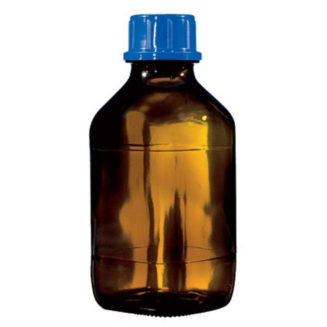 BrandTech704008 Safety Coated Bottle, 1000 mL, Amber
