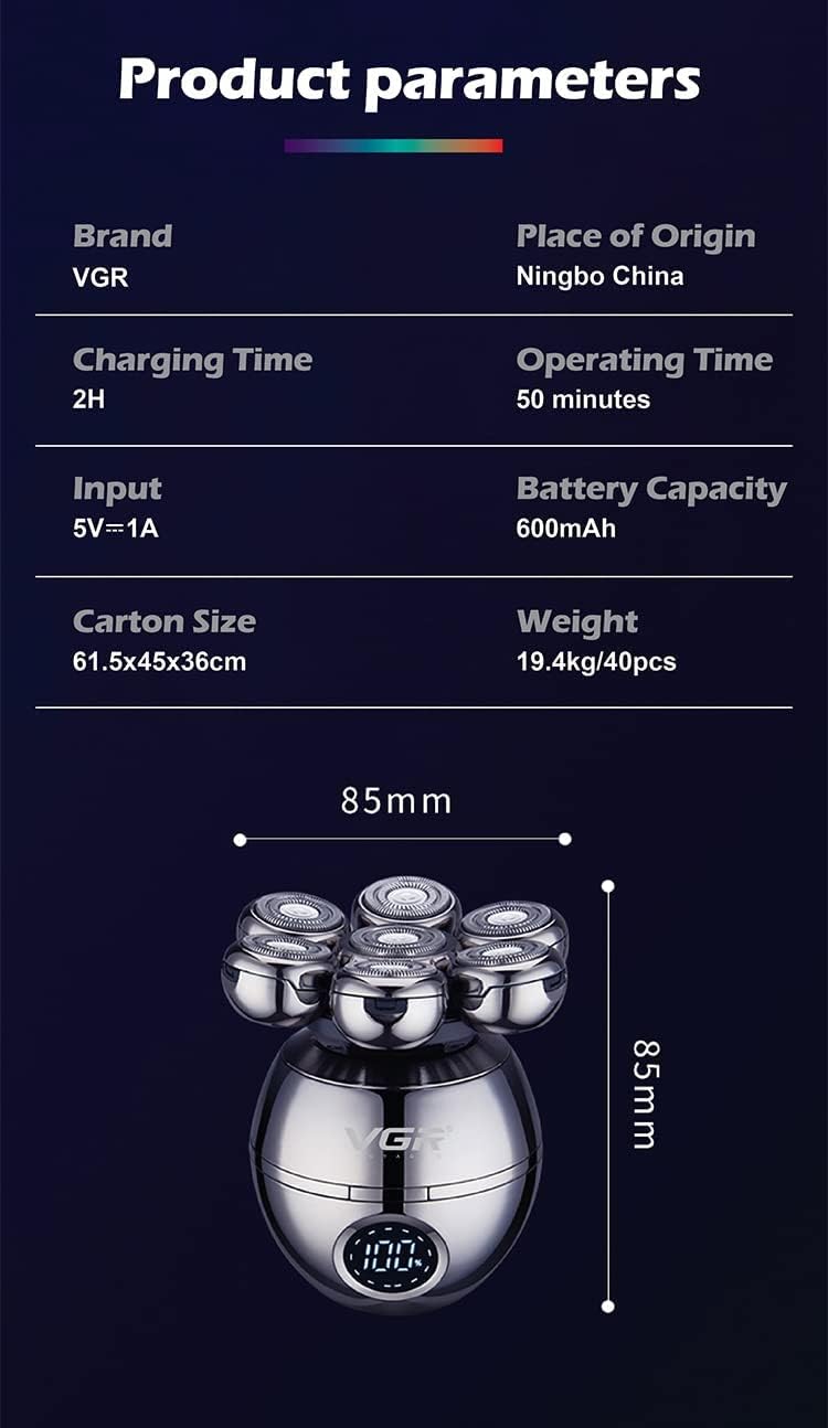 VGR V-315 Different Heads
