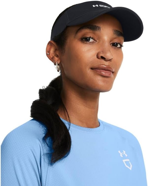 Under Armour Womens UA Blitzing Softball Visor - Adjustable with Sweatband