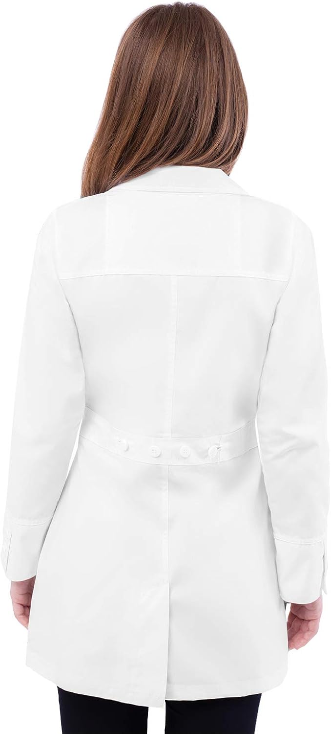 Miniatura 2 de Adar - Abrigos de laboratorio universales para mujer, abrigo de laboratorio Perfection de 32 pulgadas