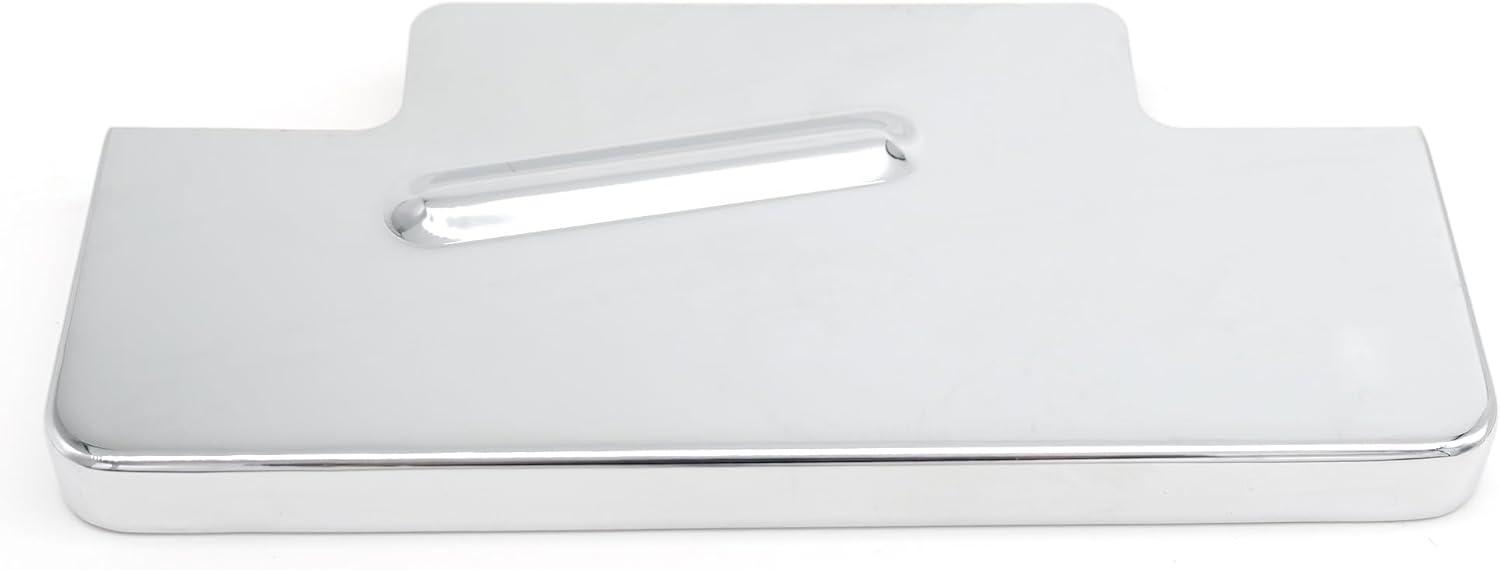 Harley Battery Cover Battery Top Cover Kit for 1997-2005 Harley Dyna Super Glide EFI FXDI FXDS FXDL FXDX (Chrome)