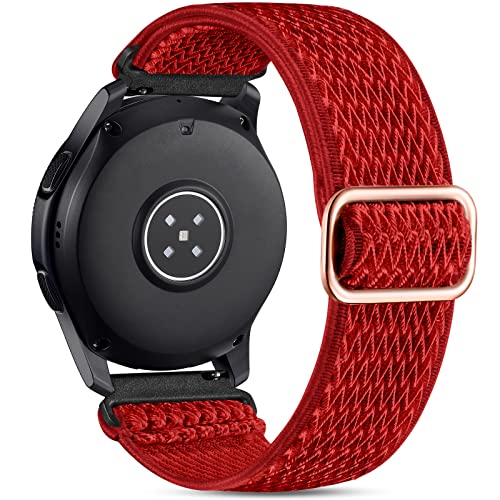 Image of Easuny 22mm Watch Bands Compatible for Samsung Galaxy Watch 3 45mm Band /Galaxy Watch 46mm /Gear S3 Frontier, Stretchy Adjustable Elastic Nylon Woven Loop Wristband for Men Women