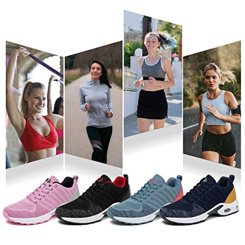 Image of Mishansha Womens Sneakers Air Cushion Running Tennis Shoes Women Lightweight Arch Support Walking Shoes