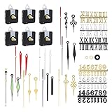 NOLITOY 6sets Kit Movimento per Orologio al Quarzo Meccanismo Ricambio Componenti per Orologio