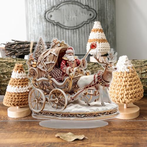 Generisch Desktop Weihnachtsdekoration | 2D Acryl Weihnachtsfiguren Santa Claus Rentier Tischdekoration - Deko Für Fensterbank Wohnzimmer Indoor Outdoor Feste Familientreffen – Bild 3