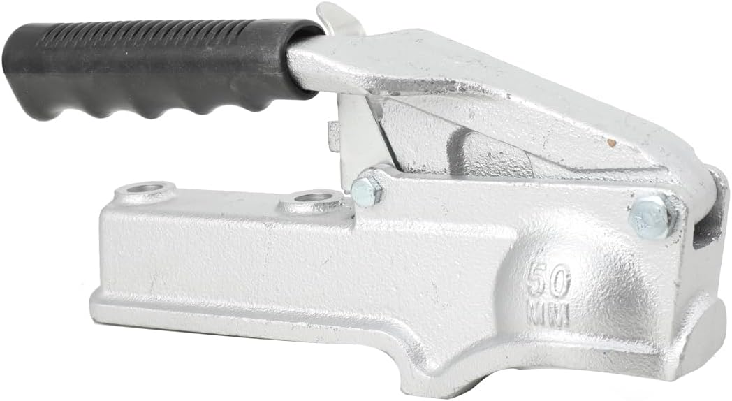 Trailer Coupling Trailers Hitch Tow Hitchs, Heavy Duty Steel Trailers Coupling Hitch up to 2600kg for 50mm Tow Ball and 50mm Square Trailer Drawbar