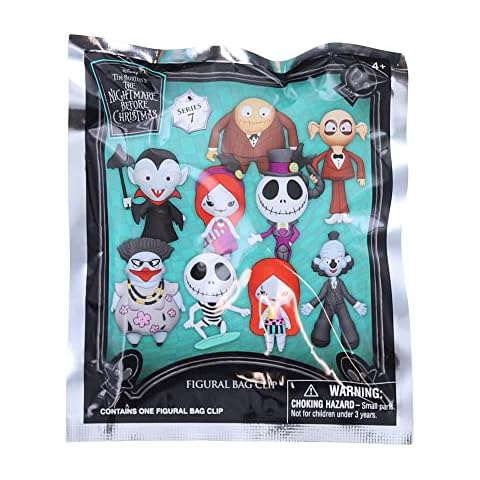 Disney Nightmare Before Christmas 3D Foam Bag Clip Cover