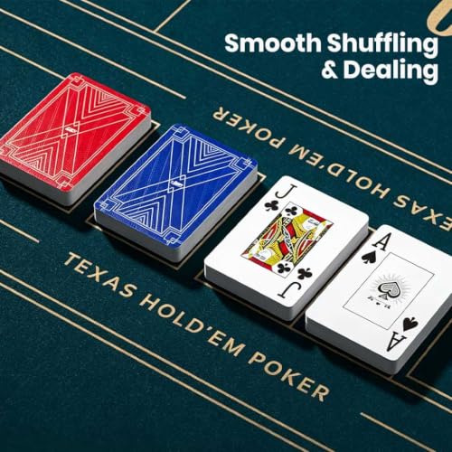 Image of PATPAT 2Deck Waterproof Playing Cards Plastic Premium Poker Set Card Games