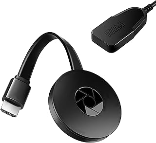 Dongle HDM1 sans Fil 1080P – Récepteur WiFi pour Streaming Vidéo, Compatible Miracast, AirPlay, DLNA – iOS, Android, Windows, Mac – Affichage sur TV, Moniteur, Projecteur – 2.4GHz Portable