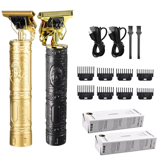 2X Tondeuse À Cheveux Pour Hommes,Tondeuse À Barbe Sans Fil À Zéro Écart,Machine De Coupe De Cheveux,kit De Toilettage Durables,Kit De Coupe De Cheveux Pour Têtes,barbes Et Soins Du Corps