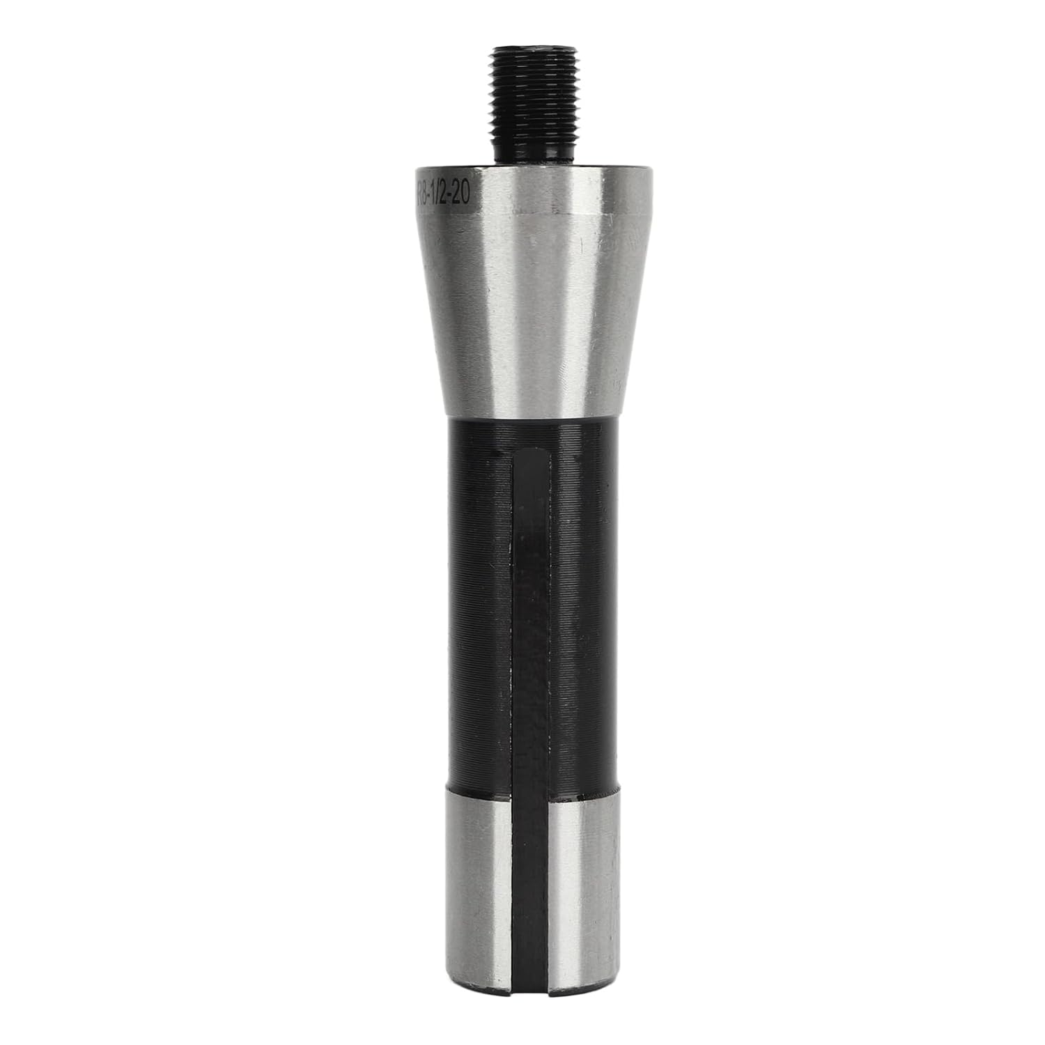 R8 Shank to 1/2in Threaded Drill Chuck Arbor, Manganese Steel Mill Arbor Adapter, 20mm Length with High Hardness for Drilling and Milling Machines
