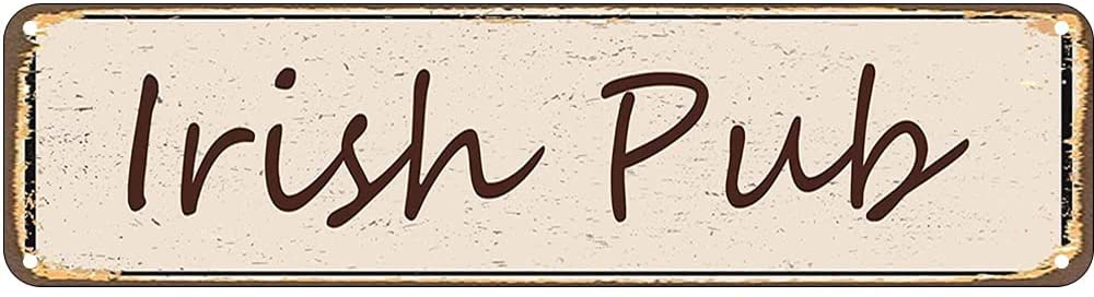 BLESSED Retro Tin Signs Aluminum Metal Sign for Kitchen Home Garden Wall Bar Cafe Decor 4x16 Inch