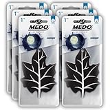 Convenient Pack Sizes: This is a handy pack of 6 x MEDO Leaf Hanging Car air fresheners in the Midnight scent. Minimal Leaf Design: Comes in a traditional leaf style hanging paper air freshener, simply hang from your rear view mirror for consistent f...
