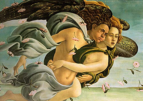 Happy Prints The birth of Venus detail of Zephyr & Aura (1485) by