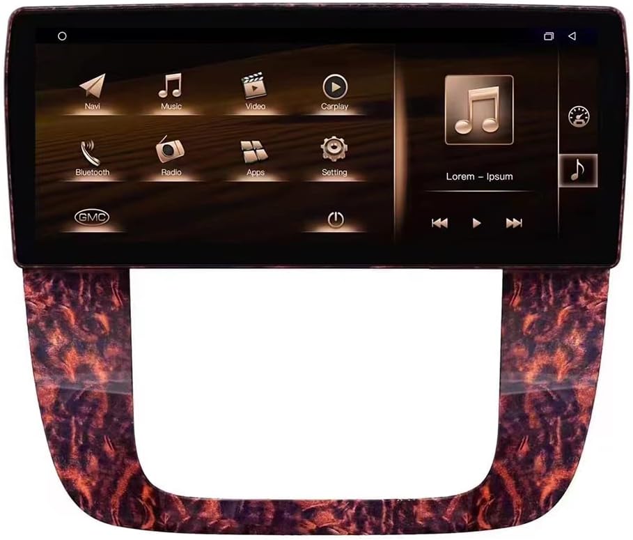 ZWNAV 12.3 inch Touch Screen Android 10 Radio for GMC Sierra Yukon Chevrolet Tahoe Silverado Suburban 2007-2012 Car Stereo Android Auto Replacement Head Unit GPS Navigation HD Video Multimedia Player