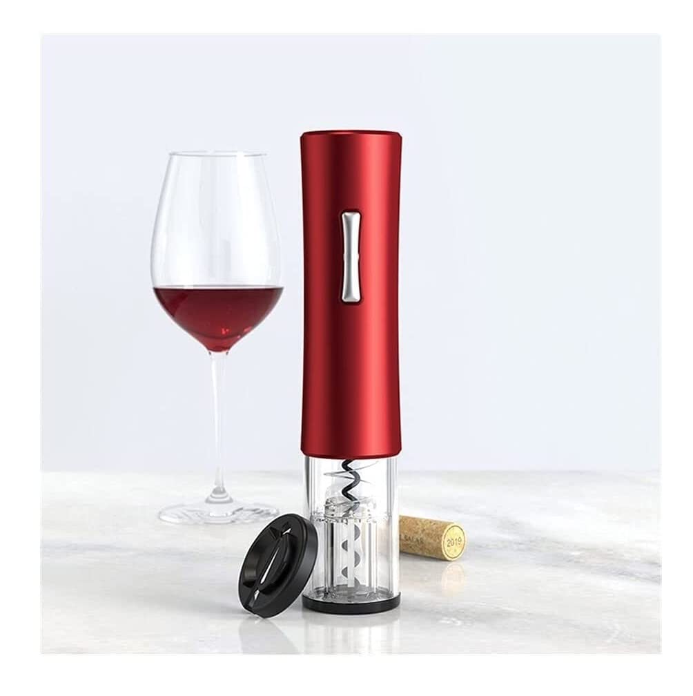 Sacacorchos Abridor De Vino Eléctrico Sacacorchos Juego Cortadores Papel Aluminio Abrebotellas Automático for Utensilios Cocina Herramienta Cocina(D)