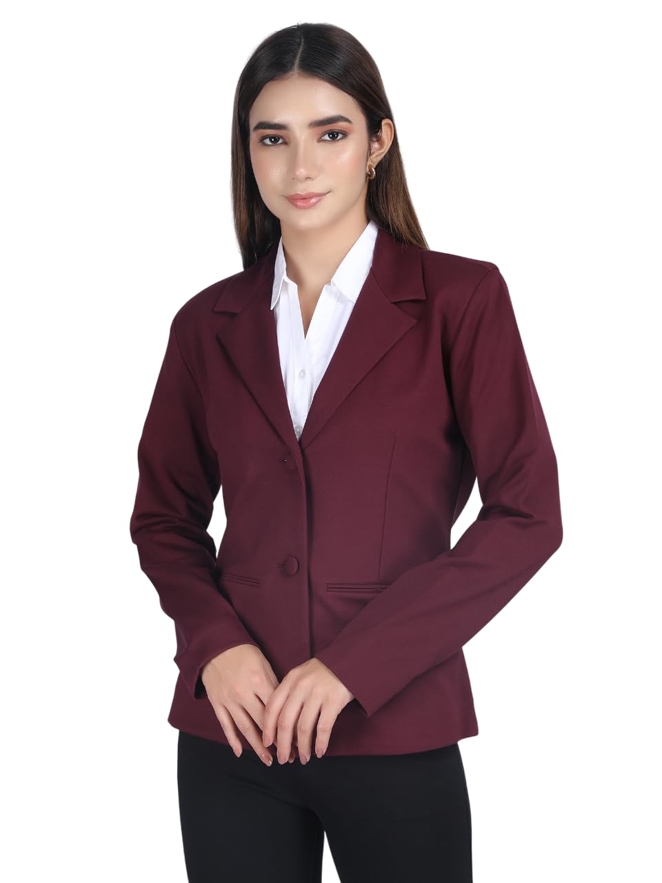 blue ronin Stylish Regular Fit Stylish Formal Blazer for Women's-picture-11