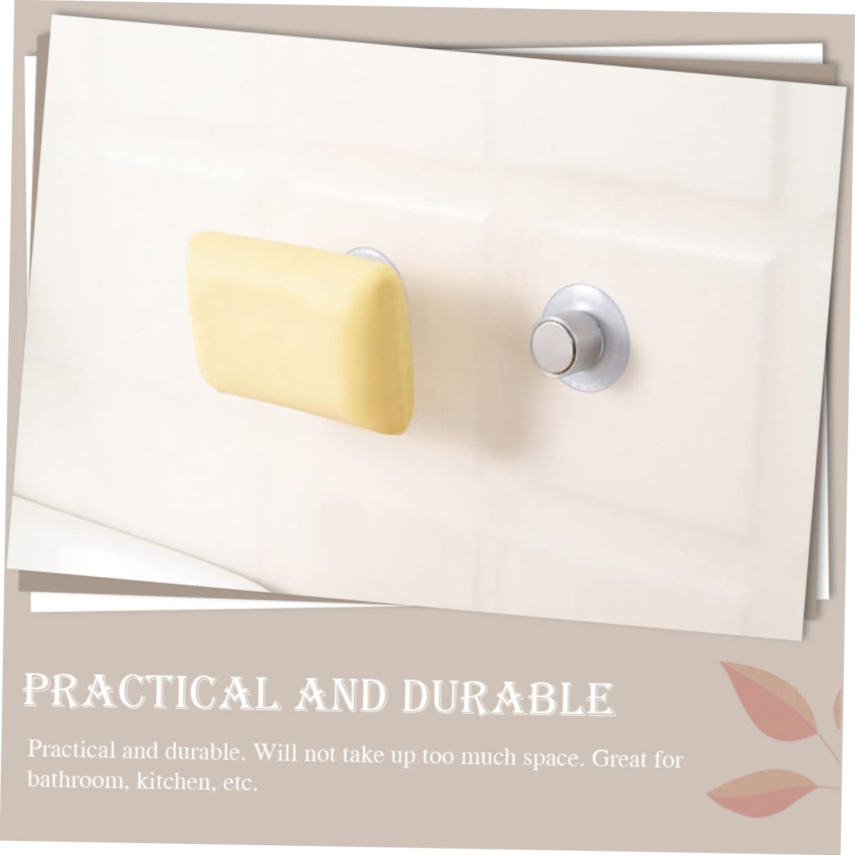 Alipis 4 Set Di Porta Sapone Magnetico Da Parete in Acciaio Inossidabile Robusto Facile Da Installare
