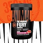 Animal Fury Pre Workout Powder - Energy and Focus Supplement with 5g BCAA, 350mg Caffeine Nitric Oxide Booster with Beta-Alanine, Preworkout for Men and Women, Watermelon Flavor, 30 Servings - Image 5