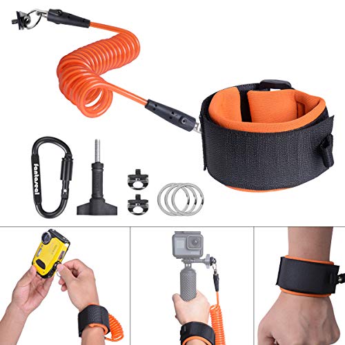 Fantaseal Accessoires de Plongée pour Gopro, Dragonne de Plongée, Kit de Plongée pour Gopro Hero 7/6/5/4/3 Sony Action Camera, DSLR, Caméscope, etc.